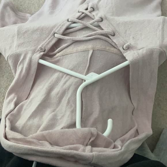 american eagle sweatshirt pink - Picture 6 of 7